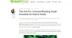 Desktop Screenshot of greenreset.com